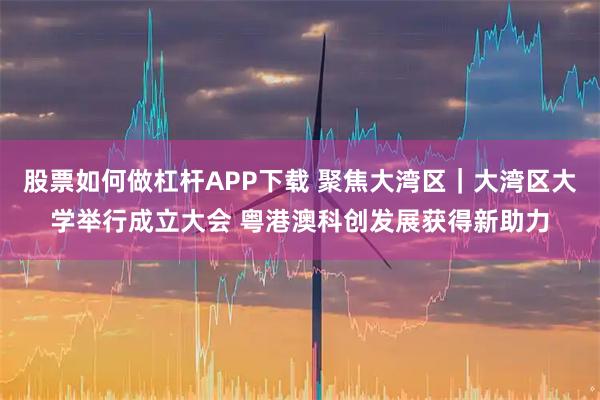 股票如何做杠杆APP下载 聚焦大湾区｜大湾区大学举行成立大会 粤港澳科创发展获得新助力
